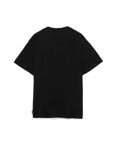 Octopus T-Shirt More Fire Logo Tee - Black