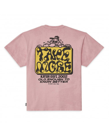 Iuter T-Shirt Take More Tee - Pink