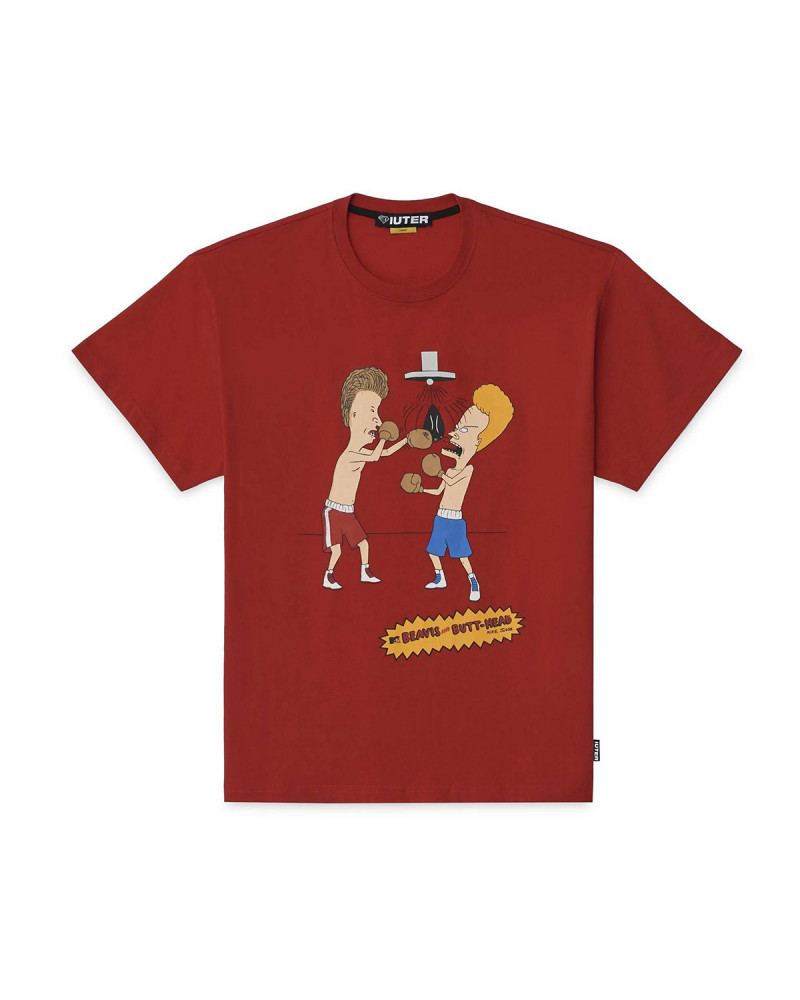 Iuter T-Shirt B&B Knockout Tee - Red