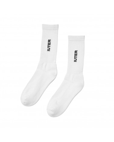 Iuter Calze Tennis Socks - White
