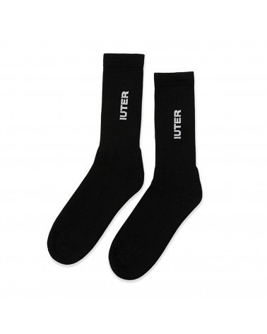 Iuter Calze Tennis Socks - Black