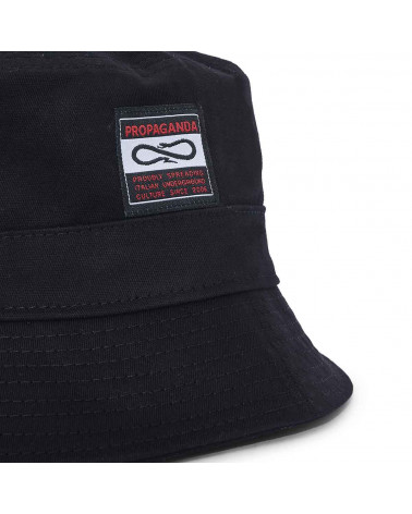 Propaganda Cappello Red Label Bucket Hat - Black