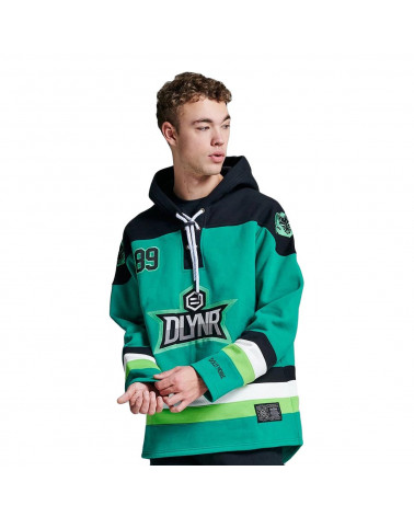 Dolly Noire Felpa Green Hockey Hoodie
