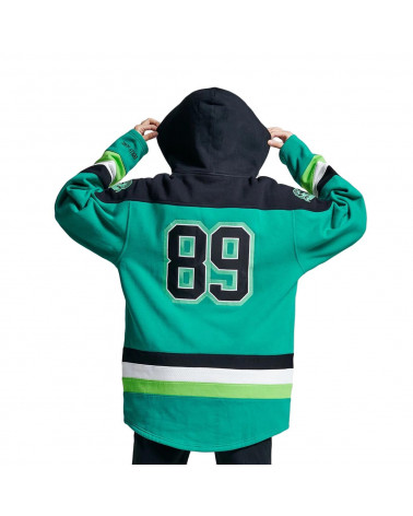 Dolly Noire Felpa Green Hockey Hoodie