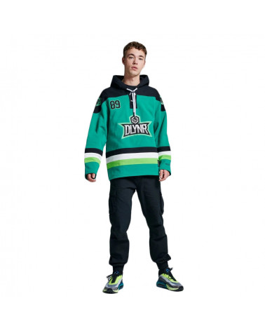 Dolly Noire Felpa Green Hockey Hoodie