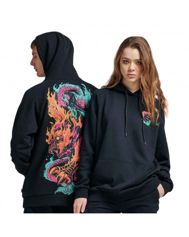 Dolly Noire Felpa Akuma Hoodie Black