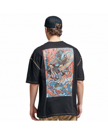 Dolly Noire T Shirt Kuniyoshi Oversize Black