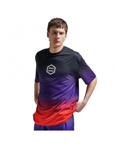 Dolly Noire T-Shirt Gradiend Logo Black & Red