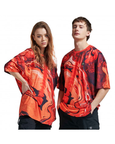 Dolly Noire T-Shirt Blaster Oversize Red