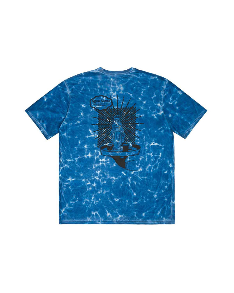 Pas De Mer Aqua Santa Tie Dye T-Shirt