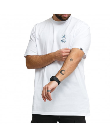 Vans T-Shirt Three Points White