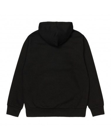 Carhartt Wip Felpa Hooded Script Embroidery Sweatshirt Black