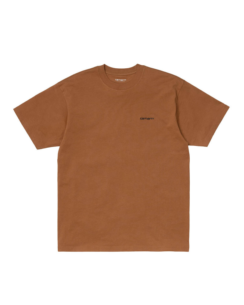 Carhartt Wip Script Embroidery T-Shirt Rum/Black