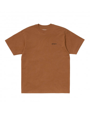 Carhartt Wip Script Embroidery T-Shirt Rum/Black