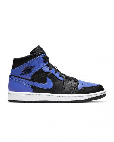 Nike Air Jordan 1 Mid - Black/Hyper Royal-White