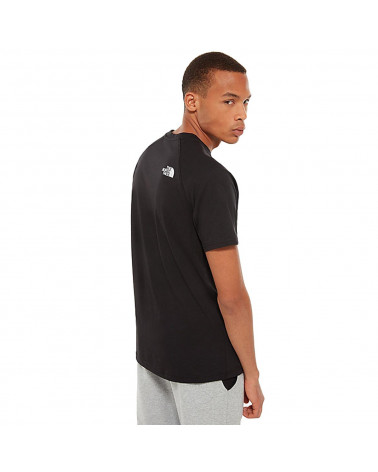 The North Face T-Shirt Raglan Redbox Black/White