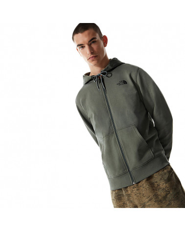 The North Face Felpa Full Zip Open Gate Agave Green