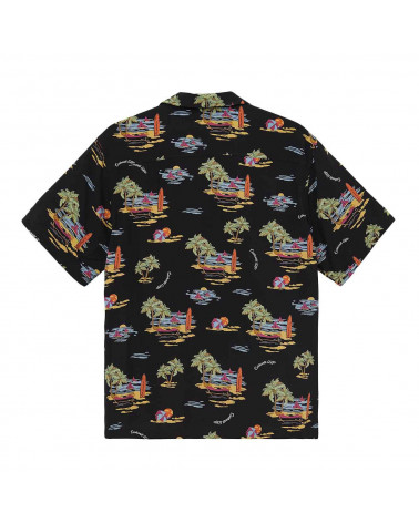Carhartt Wip Camicia S/S Beach Shirt - Beach Print/Black