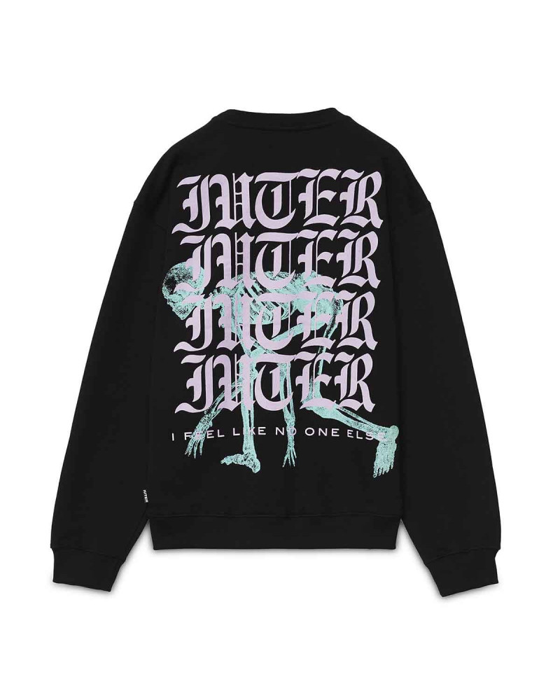 Iuter Felpa Noone Crew Black