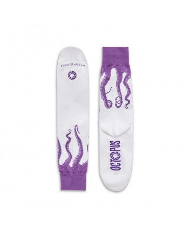 Octopus Calze Socks Original Purple/White