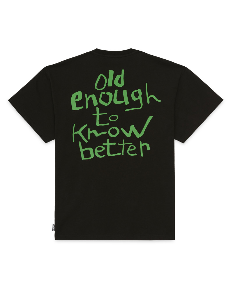 Iuter T-Shirt Know Better Tee Black/Green