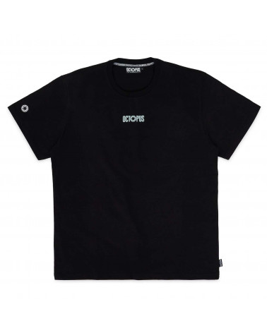 Octopus T-Shirt Logo Tee Black