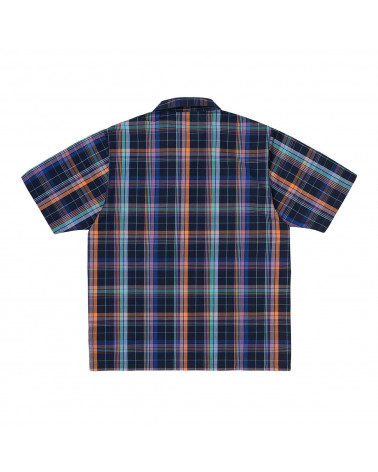 Carhartt Wip Camicia S/S Vilay Shirt - Vilay Check/Dark Navy