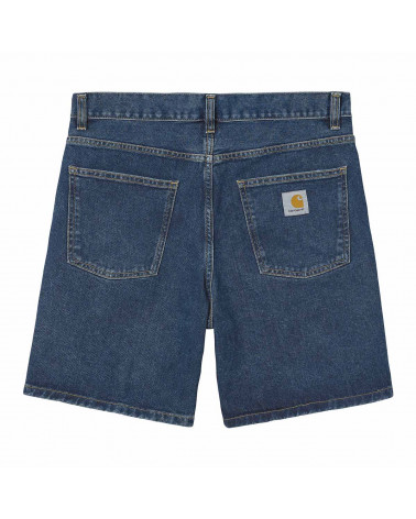 Carhartt Pantaloncini Newel Short - Blue Stone Washed