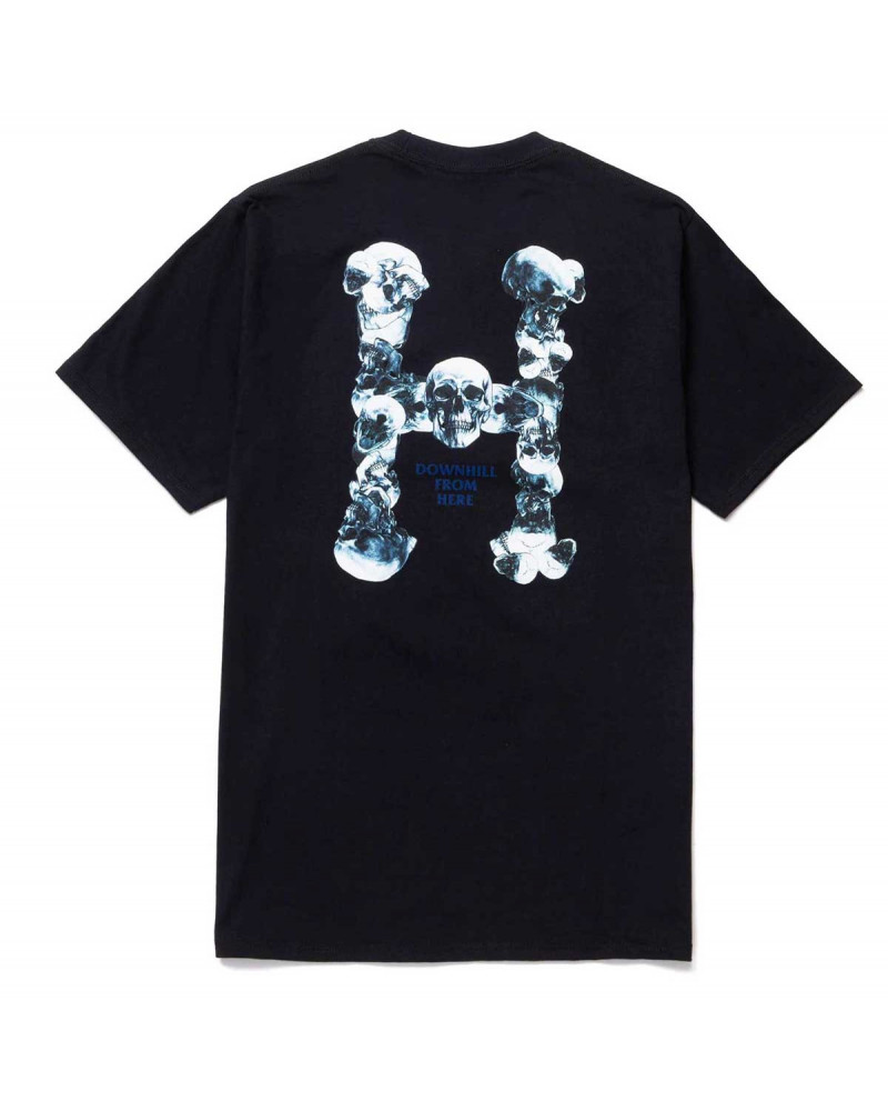 HUF Skulls Classic H T-Shirt Black