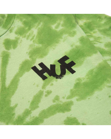 HUF Haze Brush Tie Dye T-Shirt Lime