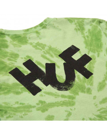 HUF Haze Brush Tie Dye T-Shirt Lime