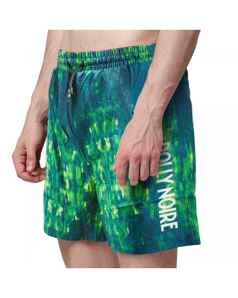 Dolly Noire Waterworld Swimshorts - Deep Code