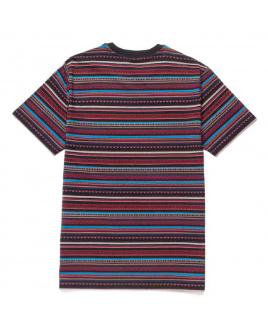 HUF Topanga Short Sleeve Knit Top T-Shirt Navy