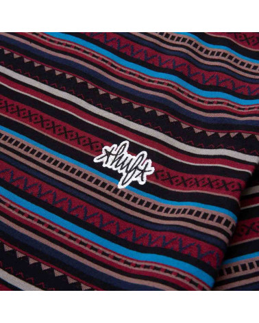 HUF Topanga Short Sleeve Knit Top T-Shirt Navy