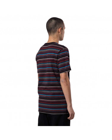 HUF Topanga Short Sleeve Knit Top T-Shirt Navy