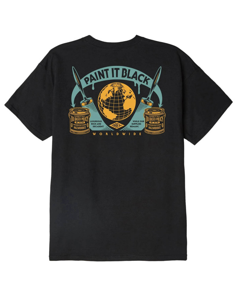 Obey Paint It Black Classic T-Shirt Black