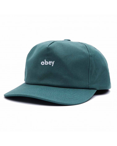 Obey Cappello Lowercase Snapback Sage