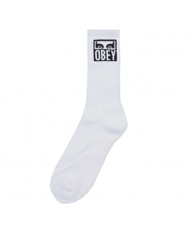 Obey Eyes Icons Socks White/Black