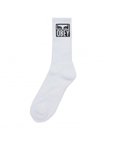 Obey Calze Eyes Icons Socks White/Black