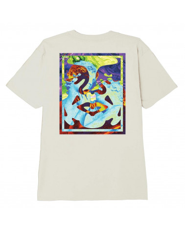 Obey Statue Icon Classic T-Shirt Cream