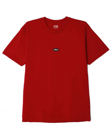 Obey Bar Classic T-Shirt Red