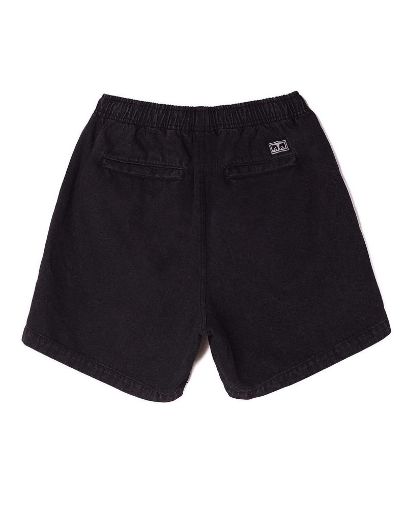 Obey Easy Relaxed Denim Short Black