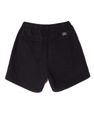 Obey Easy Relaxed Denim Short Black