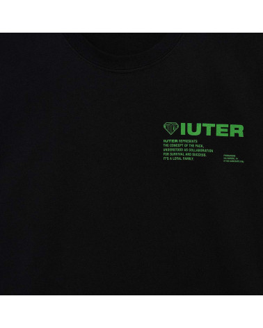 Iuter T-Shirt Info Tee Black/Green