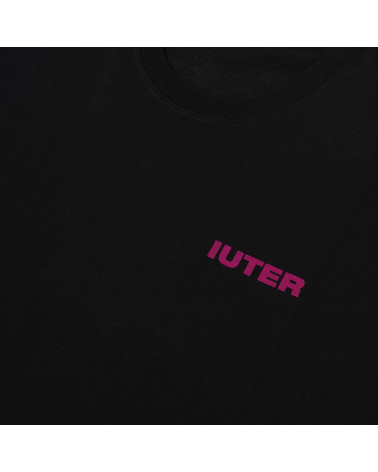 Iuter T-Shirt Double Logo Tee Black