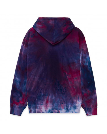 Iuter Sweatshirt Disaster Hoodie Tye Die Purple