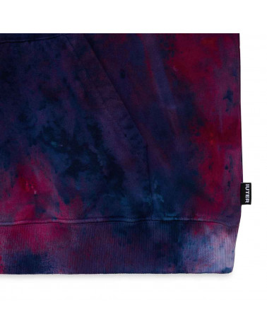 Iuter Sweatshirt Disaster Hoodie Tye Die Purple