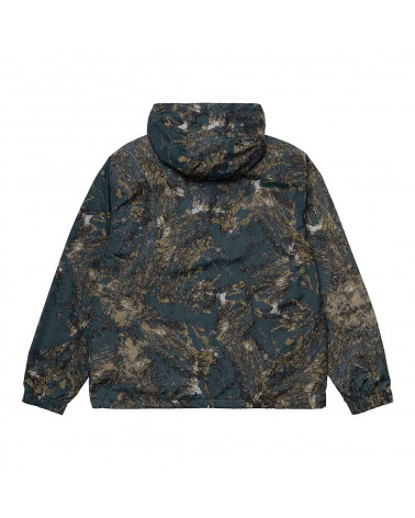 Carhartt Wip Terra Jacket - Satellite Print/Deep Lagoon/Reflective