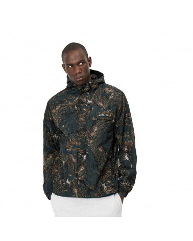 Carhartt Wip Terra Jacket - Satellite Print/Deep Lagoon/Reflective