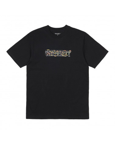 Carhartt Wip Transmission Script T-Shirt Black